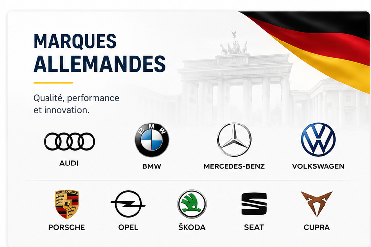 Clés de voiture pour marques allemandes à Genève et Vaud : Audi, BMW, Mercedes, Volkswagen, Porsche, Opel, Škoda, SEAT et Cupra